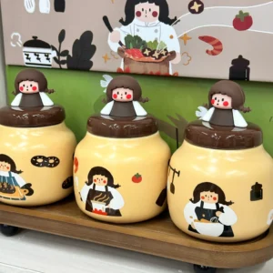 Little Chef Girl Scented Candle Jar Set