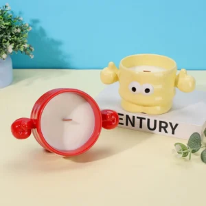 Thumbs-Up Buddy Ceramic Candles