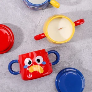 Colorful Cartoon Cup Scented Candle