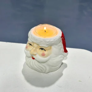 Festive Santa Head Scented Candle Holder