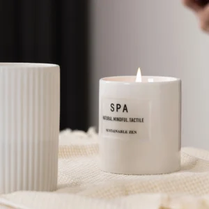 SPA Sustainable Zen Ceramic Soy Candle